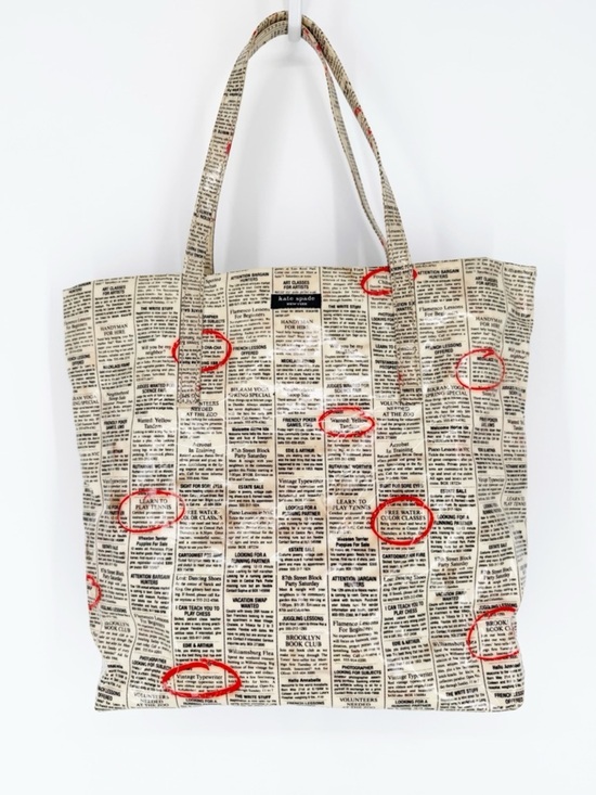 kate spade Handbags - Kate Spade Newsprint Bon Journal Shopper Tote